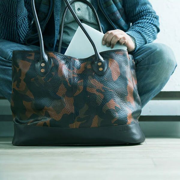 モブリス Camo Leather Tote Bag トートバッグ moblis | フリースピリッツ