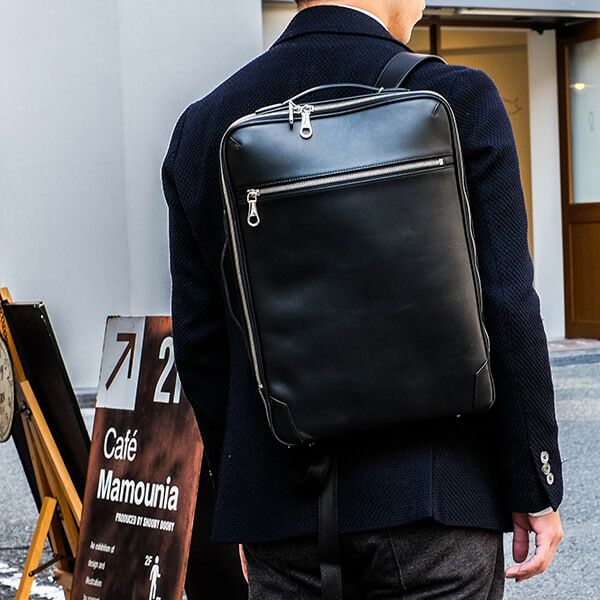 チマブエ グレースフル 4wayリュック スコッチガード加工レザー バッグ