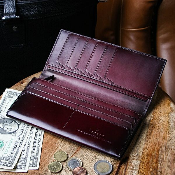 ユハク コードバン 小銭入れ付き 長財布 YAC113 YUHAKU | フリースピリッツ ユハク コードバン 小銭入れ付き 長財布 YAC113 YUHAKU | フリースピリッツ