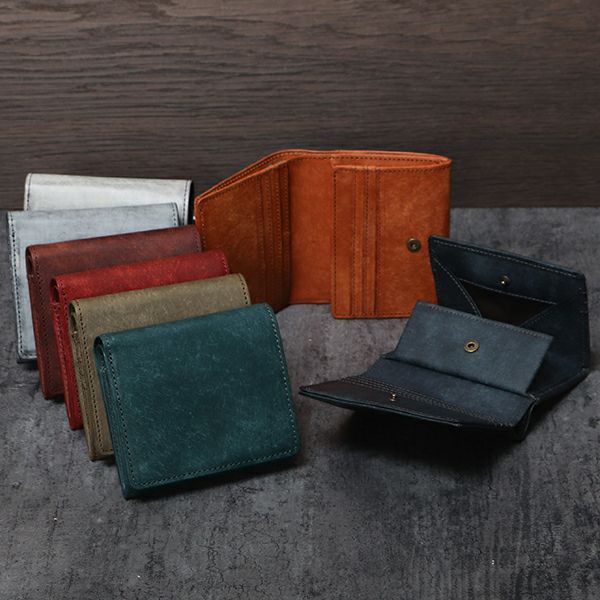 ヒズファクトリー 二つ折り財布 coprire 小銭入れ付き HIS-FACTORY