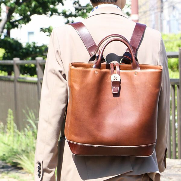 ビアベリー バックトートパックレザーS トートバッグ BEERBELLY