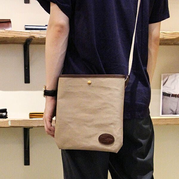 ムネカワ レザー×コットンサコッシュ munekawa | フリースピリッツ