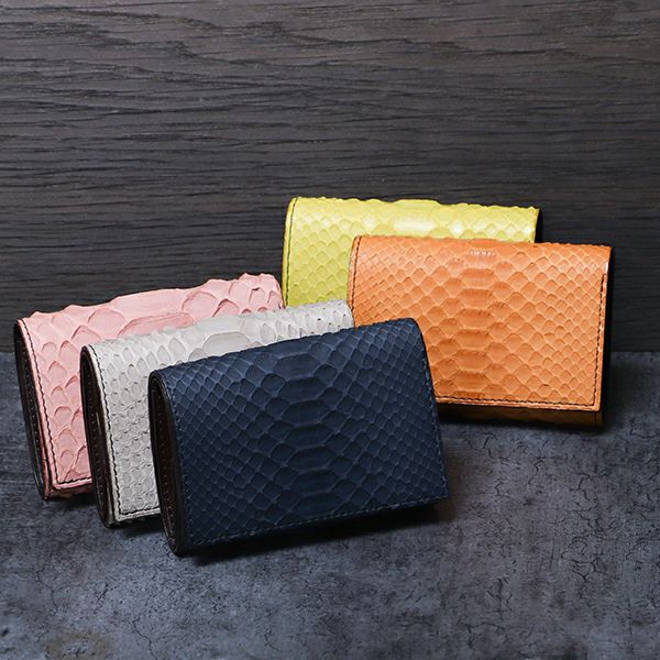 エムピウ ストラッチョ パイソン straccio コンパクト財布 m+ | フリー