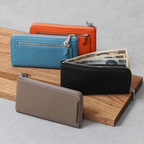クロコ 袱紗 FUKUSA Lフォルムジップウォレット L字財布 CROCCO