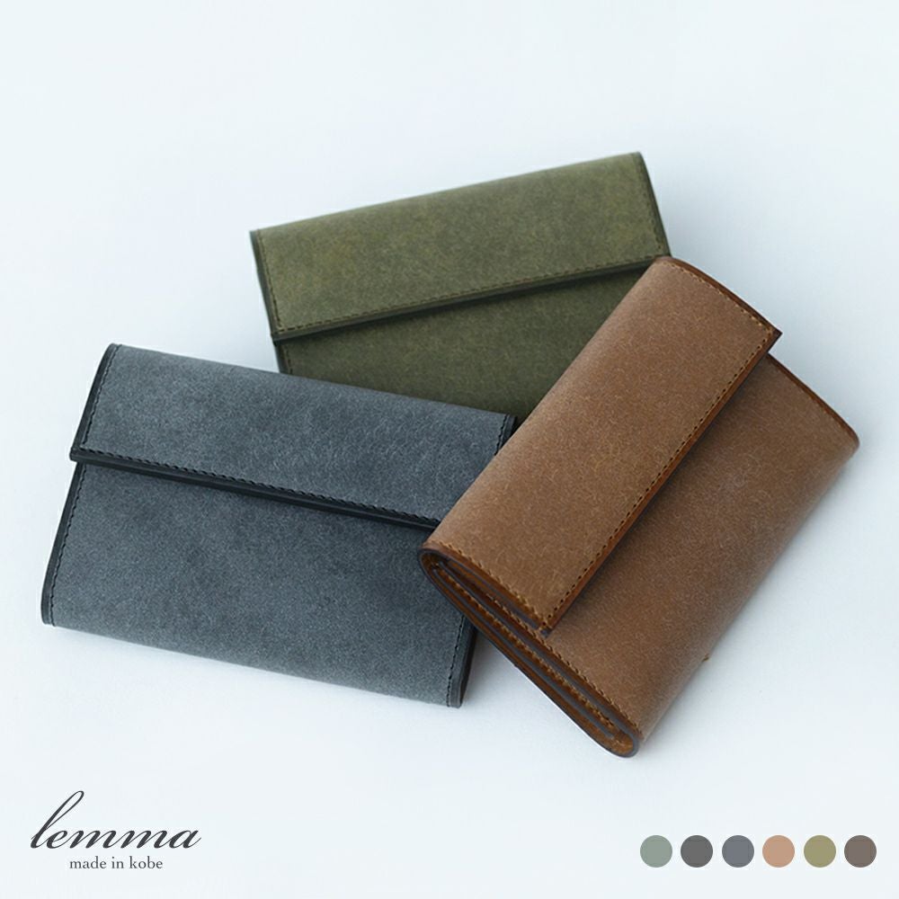 服/ファッション Lemma 'Hambre レンマ Hambre 【GIZA】アンブレ 三つ折り財布 財布 lemma | フリー