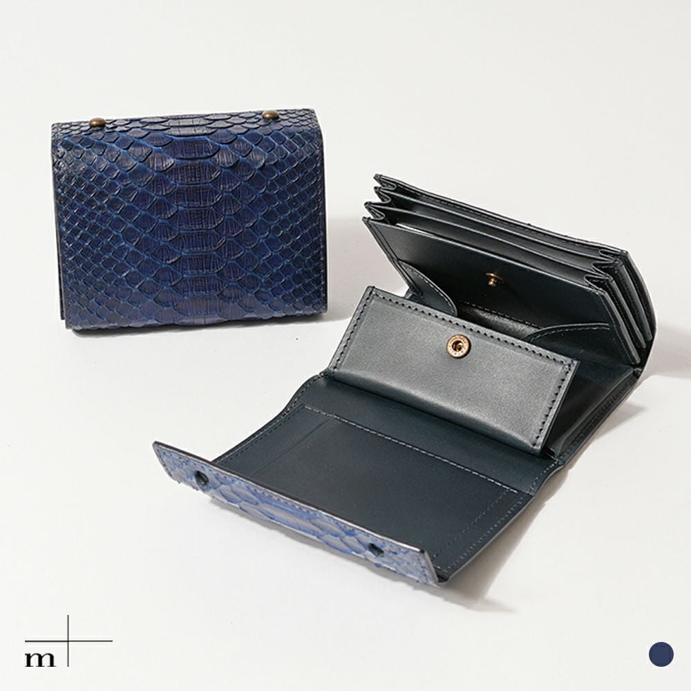エムピウ 二つ折り財布 millefoglie パイソン P25 ミッレフォッリエ