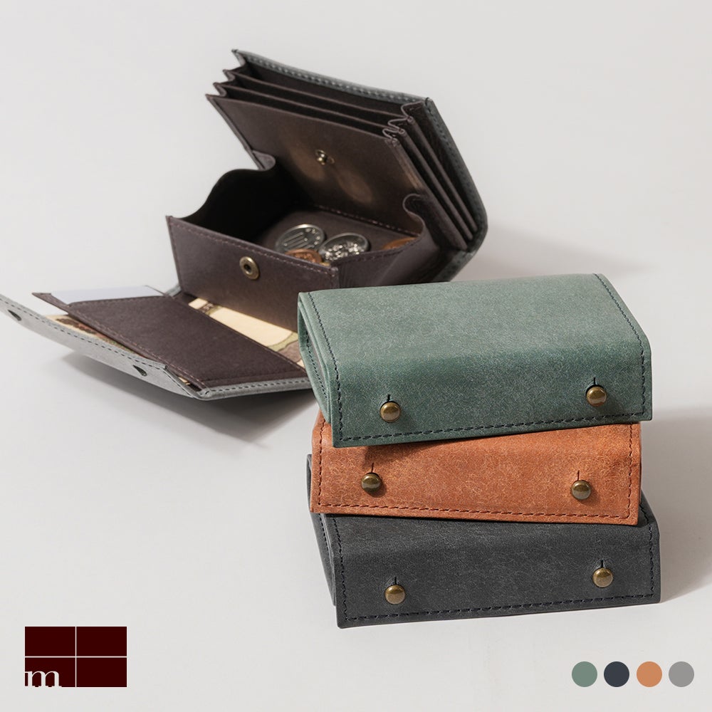 m+　エムピウ　ミッレフォッリエ　P25　折り財布　コンパクトウォレット millefoglieⅡ P25 | m+ online