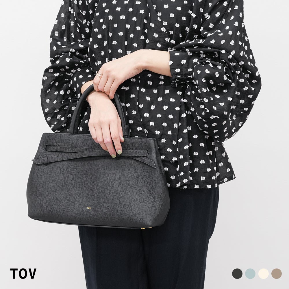 とらみみ　ブラック　サイズ1 トーヴ MIMI TOTE S ミミ トートS クロスリボン A4 トートバッグ
