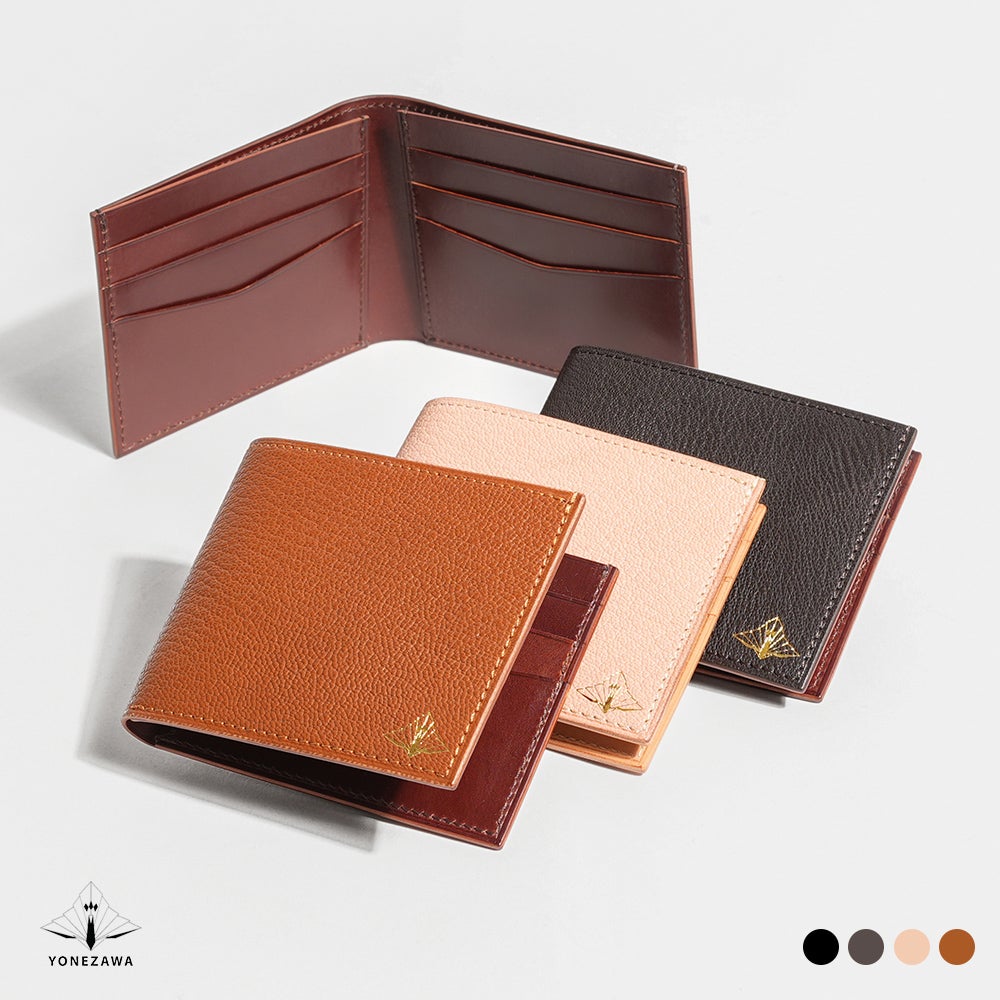 ヨネザワレザー standard スタンダード 二つ折り財布 札入れ yonezawa