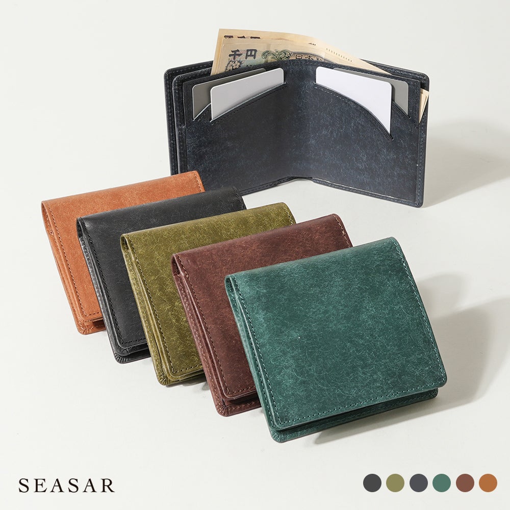 しーさー Integral 二つ折り財布 プエブロレザー SEASAR | フリー